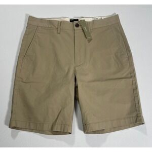 NEW - J. Crew Men's 9" Casual Stretch Chino Short, Khaki 29 Waist